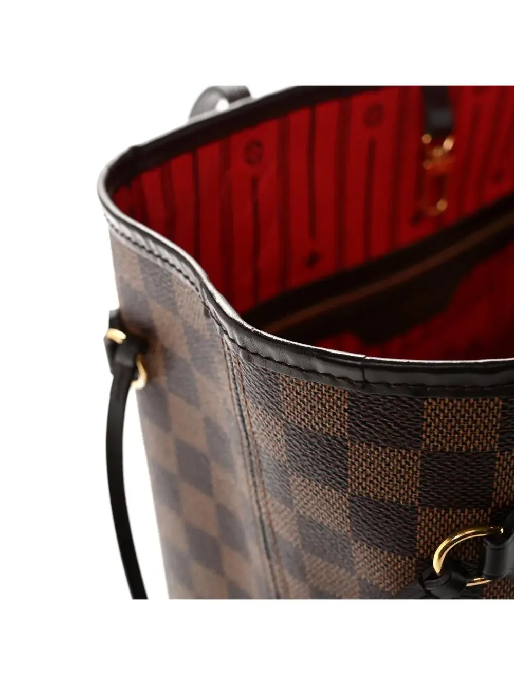 Louis Vuitton Damier Ebene Neverfull Mm #321968L14B